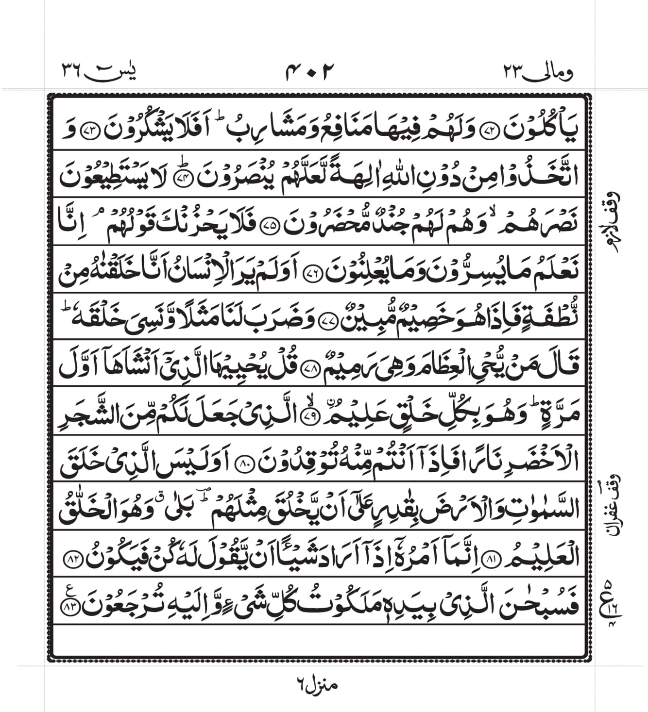 surah e yaseen 6